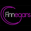 Finnegans Logo Text Beer Sign Handmade Art Neon Sign