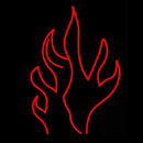 Fire Flame Artwork Handmade Art Neon Sign