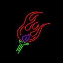 Flame Light Handmade Art Neon Sign