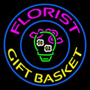 Florist Gifts Baskets Logo Handmade Art Neon Sign