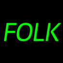 Folk Music 1 Handmade Art Neon Sign