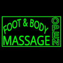 Foot And Body Massage Open Handmade Art Neon Sign