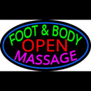 Foot And Body Massage Open Handmade Art Neon Sign