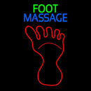 Foot Massage Handmade Art Neon Sign
