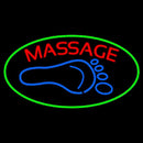 Foot With Double Stroke Massage Handmade Art Neon Sign