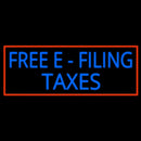 Free E Filing Taxes Handmade Art Neon Sign