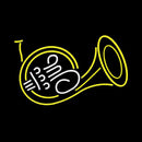 French Horn Handmade Art Neon Sign
