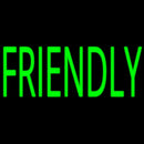 Friendly Handmade Art Neon Sign