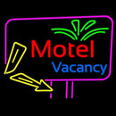 Funky Motel Vacancy Handmade Art Neon Sign