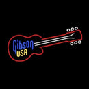 GIBSON USA GUITAR Handmade Art Neon Sign