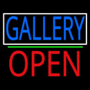 Gallery With Border Open 1 Handmade Art Neon Sign