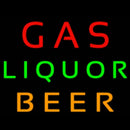 Gas Liquor Beer Handmade Art Neon Sign