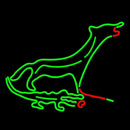 Gator And Dog Handmade Art Neon Sign