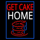 Get Cake Home Handmade Art Neon Sign