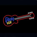Gibson USA Guitar Handmade Art Neon Sign