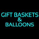 Gift Baskets Balloons Turquoise Handmade Art Neon Sign