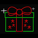 Gift Box Handmade Art Neon Sign