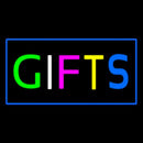 Gifts Blue Rectangle Handmade Art Neon Sign