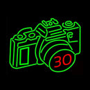 Gigantic Camera Handmade Art Neon Sign
