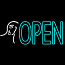 Girl Logo Open Handmade Art Neon Sign
