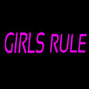 Girls Rule Handmade Art Neon Sign