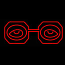 Glasses Handmade Art Neon Sign