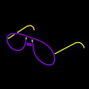 Glow Eye Glasses Handmade Art Neon Sign