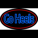Go Heels With Border Handmade Art Neon Sign