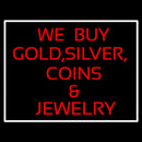 Gold Silver Coins Handmade Art Neon Sign
