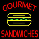 Gourmet Sandwiches Handmade Art Neon Sign
