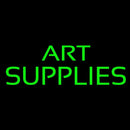 Green Art Supplies 1 Handmade Art Neon Sign