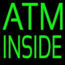 Green Atm Inside Handmade Art Neon Sign