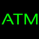 Green Atm Handmade Art Neon Sign
