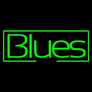 Green Blues Cursive Handmade Art Neon Sign