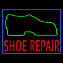 Green Boot Red Shoe Repair Handmade Art Neon Sign