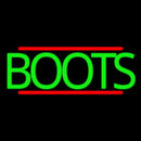 Green Boots With Line Handmade Art Neon Sign