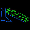 Green Boots With Logo Handmade Art Neon Sign