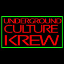 Green Border Underground Cult Ure Krew Handmade Art Neon Sign
