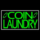Green Coin Laundry Handmade Art Neon Sign