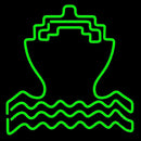 Green Cruise Handmade Art Neon Sign