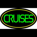 Green Cruises With Border Handmade Art Neon Sign