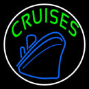 Green Cruises With White Border Handmade Art Neon Sign