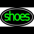 Green Cursive Shoes With Border Handmade Art Neon Sign
