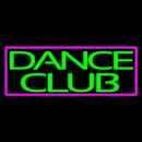 Green Dance Club Pink Border Handmade Art Neon Sign