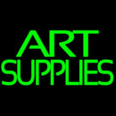 Green Double Stroke Art Supplies Handmade Art Neon Sign