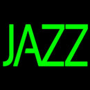 Green Double Stroke Jazz Block Handmade Art Neon Sign