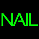 Green Double Stroke Nail Handmade Art Neon Sign