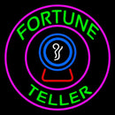 Green Fortune Teller Handmade Art Neon Sign