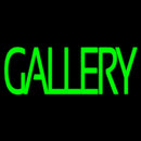 Green Gallery Block Handmade Art Neon Sign