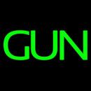 Green Gun Handmade Art Neon Sign